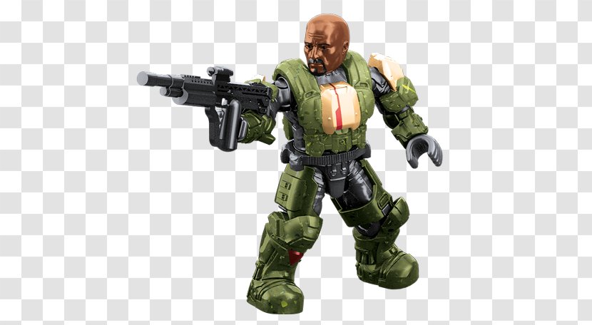 Halo 3: ODST Spartan Mega Brands Soldier Infantry - Sergeant - Action Toy Figures Transparent PNG