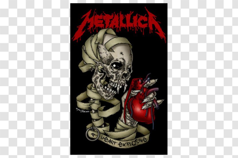 Metallica Heavy Metal One Poster Kill 'Em All - Cartoon Transparent PNG