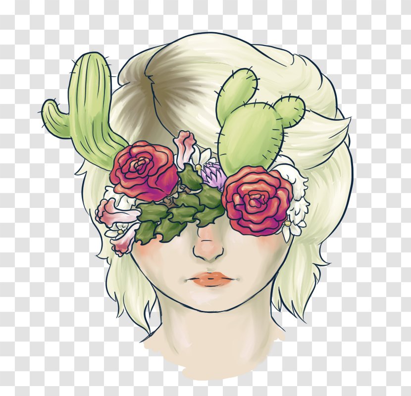 Floral Design Illustration Headgear - Plant - Saguaro Cactus Paintings Transparent PNG