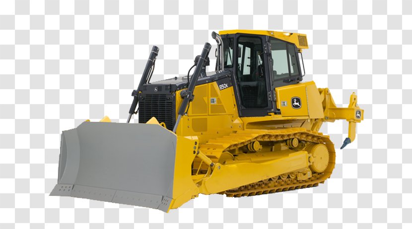 John Deere Caterpillar Inc. Komatsu Limited Bulldozer Heavy Machinery - Tractor Transparent PNG
