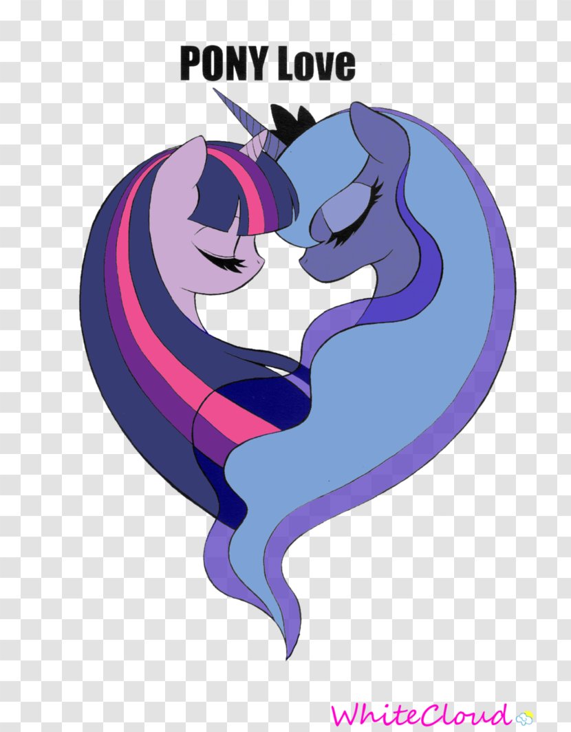 Twilight Sparkle Pony Princess Luna Rarity Horse - Frame - Love Cloud Transparent PNG
