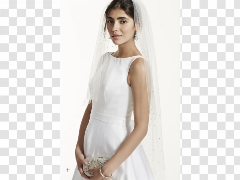 Wedding Dress Veil Tulle Lace Gown - Watercolor - Bridal Transparent PNG