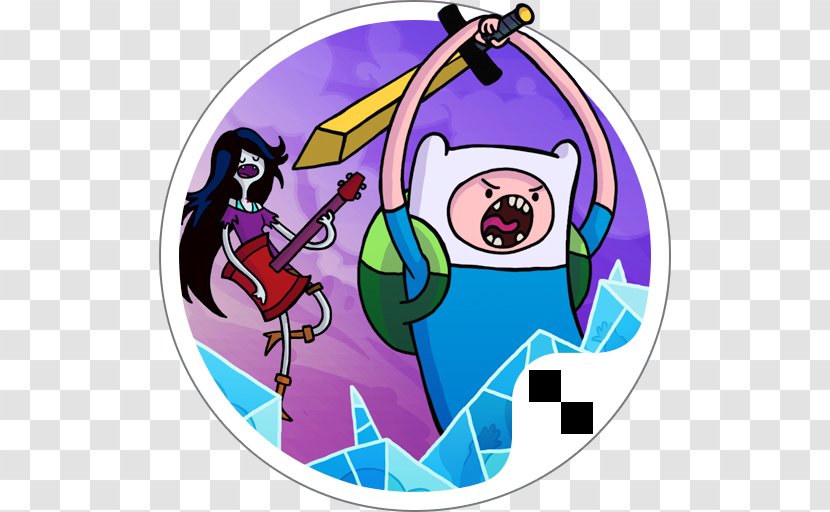 Marceline The Vampire Queen Finn Human Ice King Cartoon Network Android - Silhouette Transparent PNG