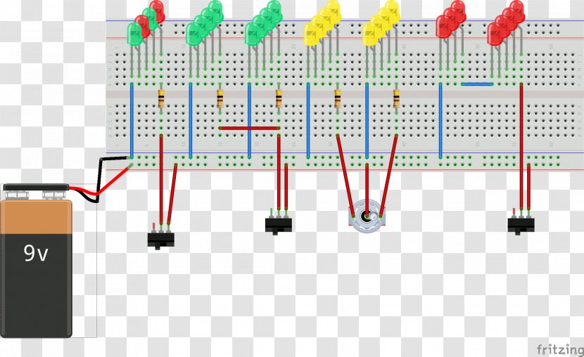 Breadboard Electronics Electronic Component Line Transparent PNG