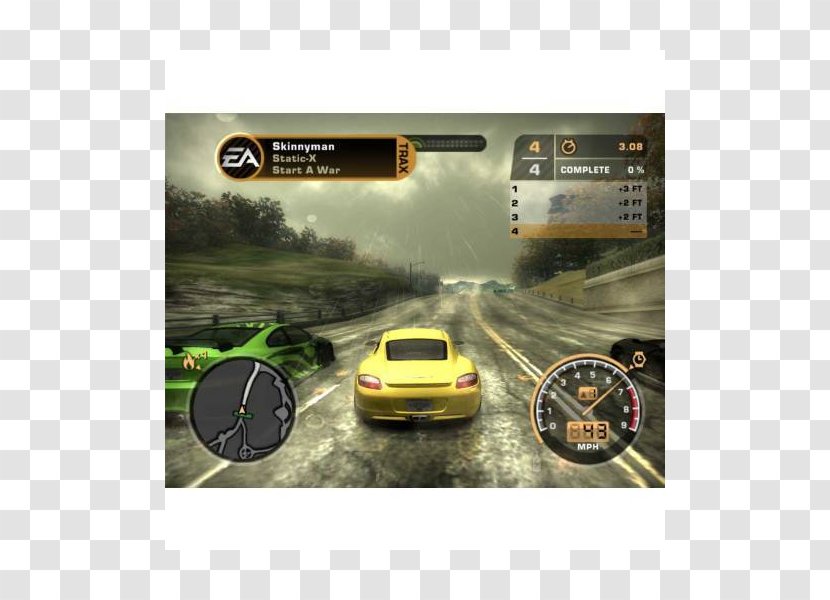 Need For Speed: Most Wanted PlayStation 2 Underground Car PCSX2 - Model - Speed Transparent PNG