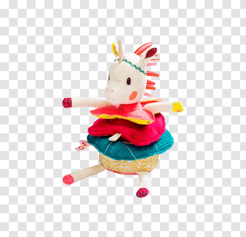 Unicorn Toy Game Le Lilliputien Rattle - Heart Transparent PNG