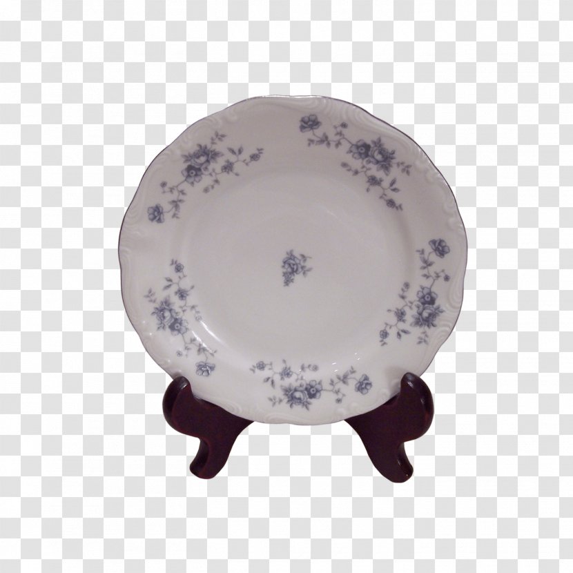 Plate Charger Porcelain Ceramic Blue And White Pottery - Tableware Transparent PNG