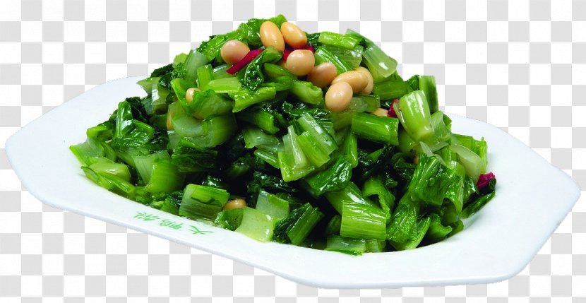 Vegetarian Cuisine Vegetable Soybean Salad - Leaf - Homemade Soy Mixed Vegetables Transparent PNG