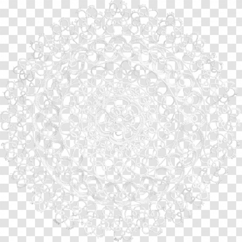 Textile Doily /m/02csf Monochrome Photography - Material - Lace Boarder Transparent PNG