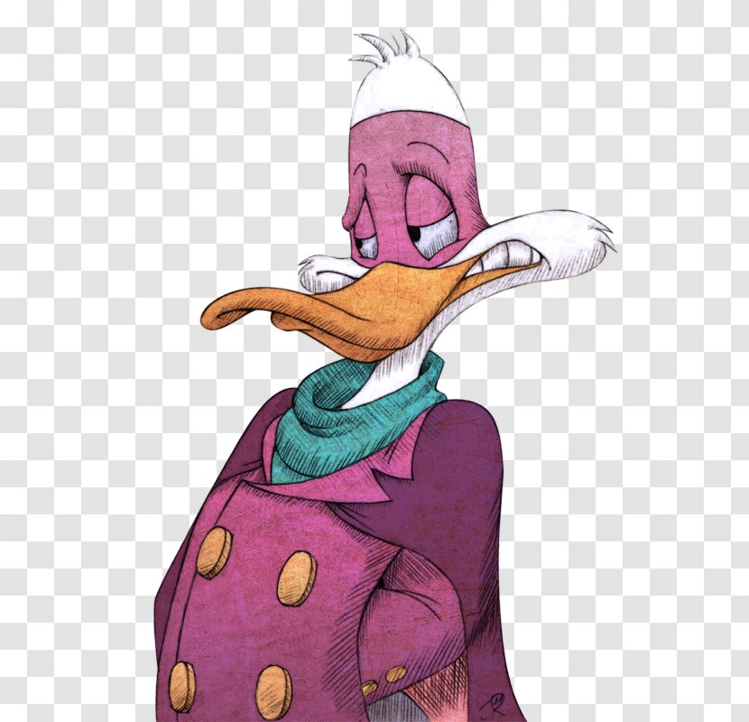 Daisy Duck Cartoon Fenton Crackshell Negaduck - Mythical Creature Transparent PNG