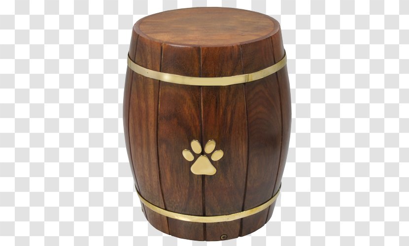 Urn Barrel Wood Cat Pet - Wooden Transparent PNG