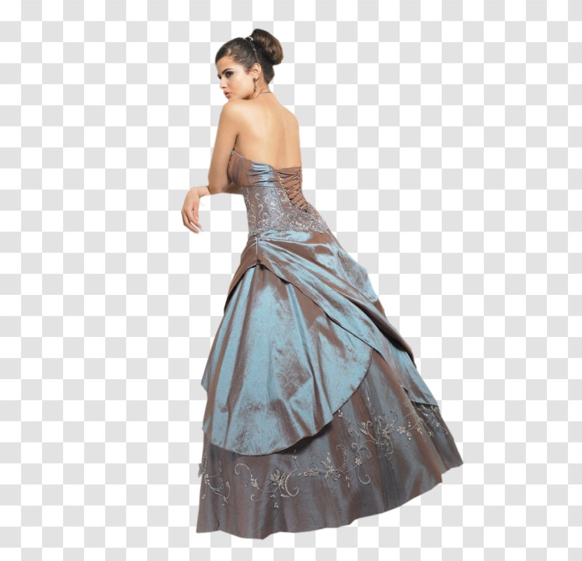 Dress Ball Gown Woman Top - Evening Transparent PNG