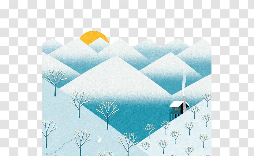 Illustrator Drawing Behance Art Illustration - Simple Snow FIG. Transparent PNG