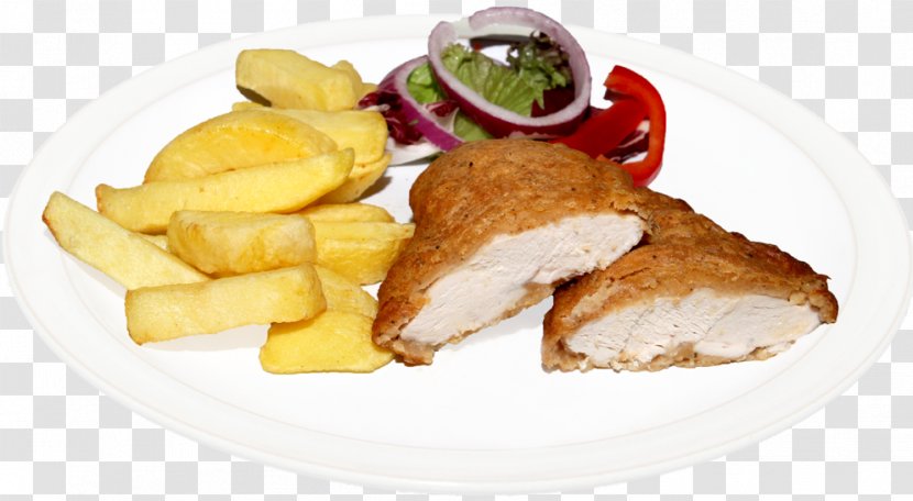 Schnitzel Fried Chicken Fingers Cordon Bleu - Garnish Transparent PNG