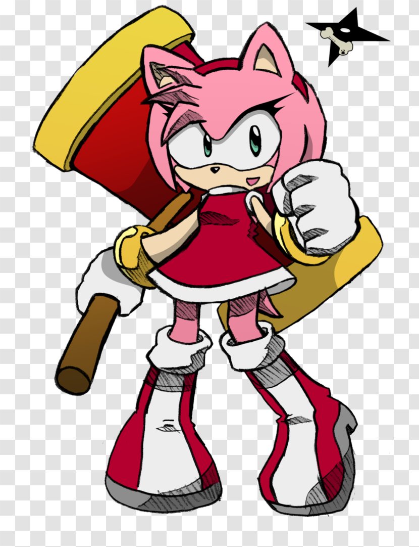 Amy Rose Sonic The Hedgehog Advance Knuckles Echidna Drawing - Arthas Transparent PNG