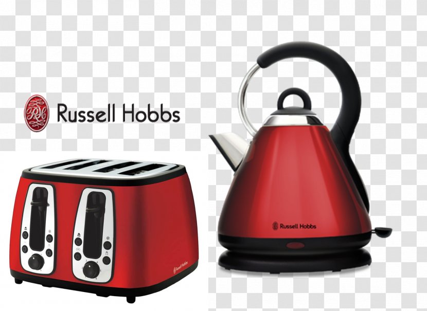 Kettle Russell Hobbs Toaster Home Appliance Small - Kitchen Appliances Transparent PNG