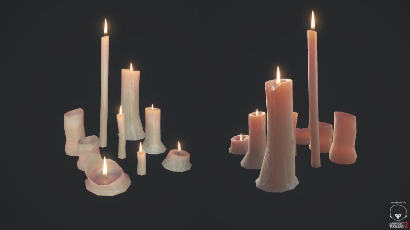 Candle Light Unreal Engine 4 Melting Wallpaper Transparent PNG