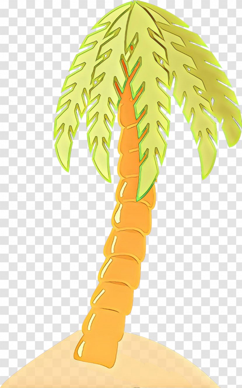 Palm Tree - Yellow - Arecales Woody Plant Transparent PNG