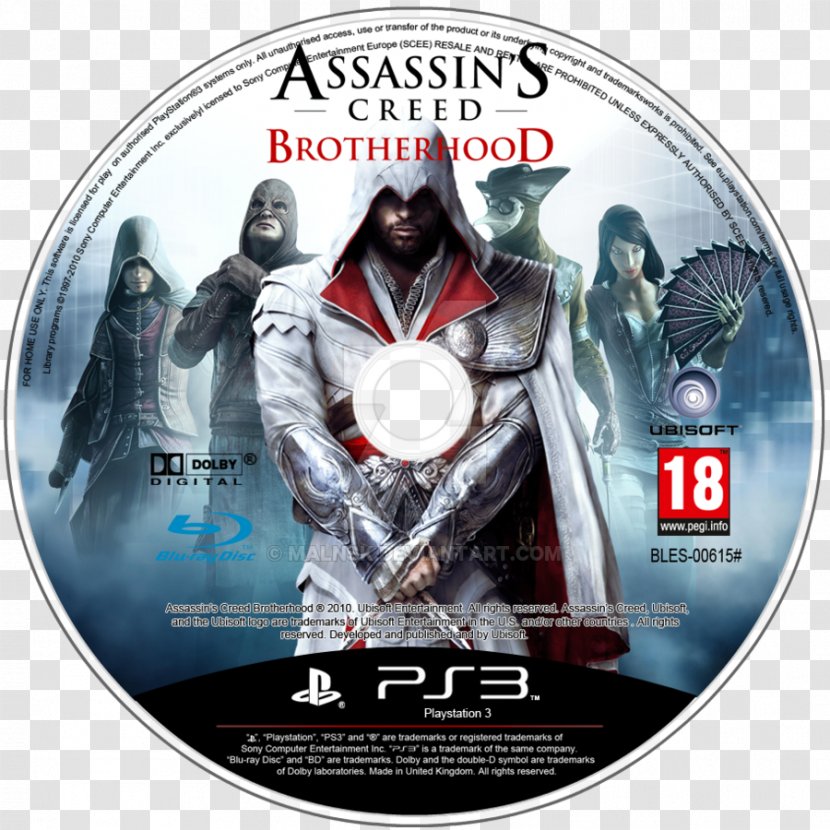 Assassin's Creed: Brotherhood Ezio Auditore The Collection Ubisoft - Dvd - AC Transparent PNG