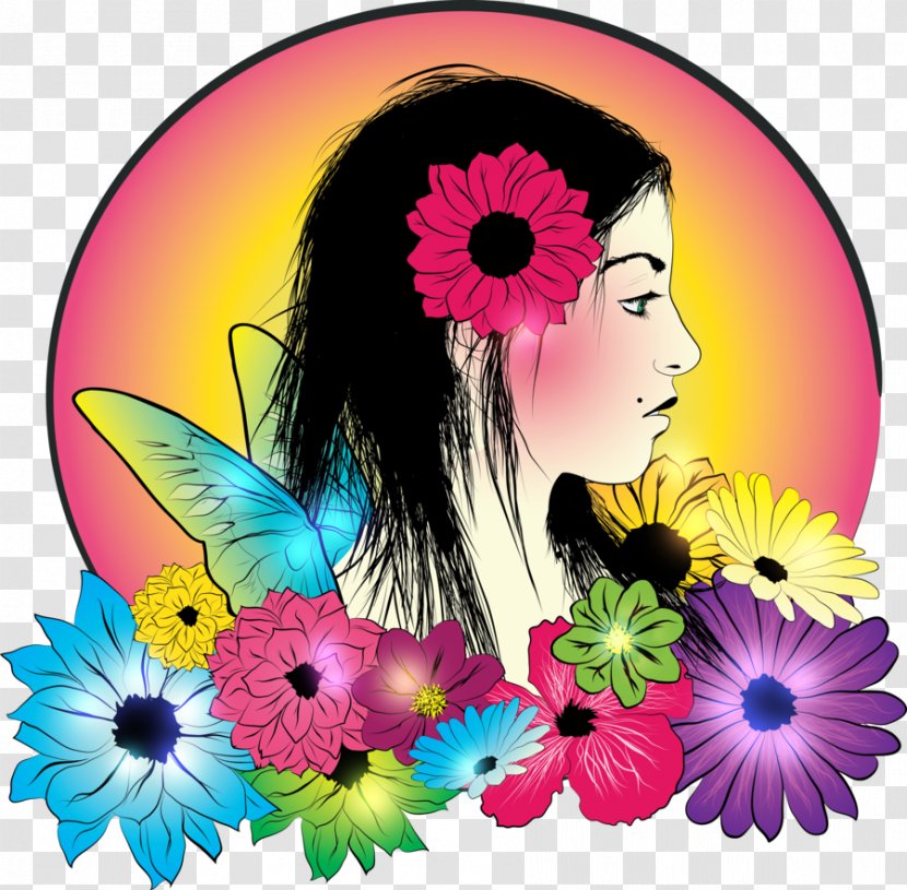 Art Floral Design - Fictional Character - Blush Transparent PNG