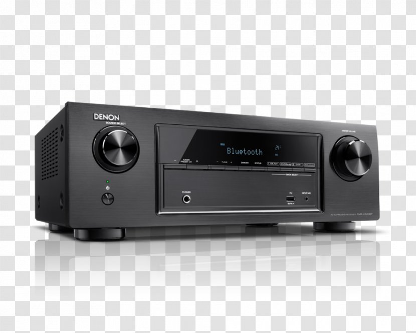 Denon AVR-X2400H AVR-X1300W AV Receiver Surround Sound - Avrx1300w - Stereo Amplifier Transparent PNG