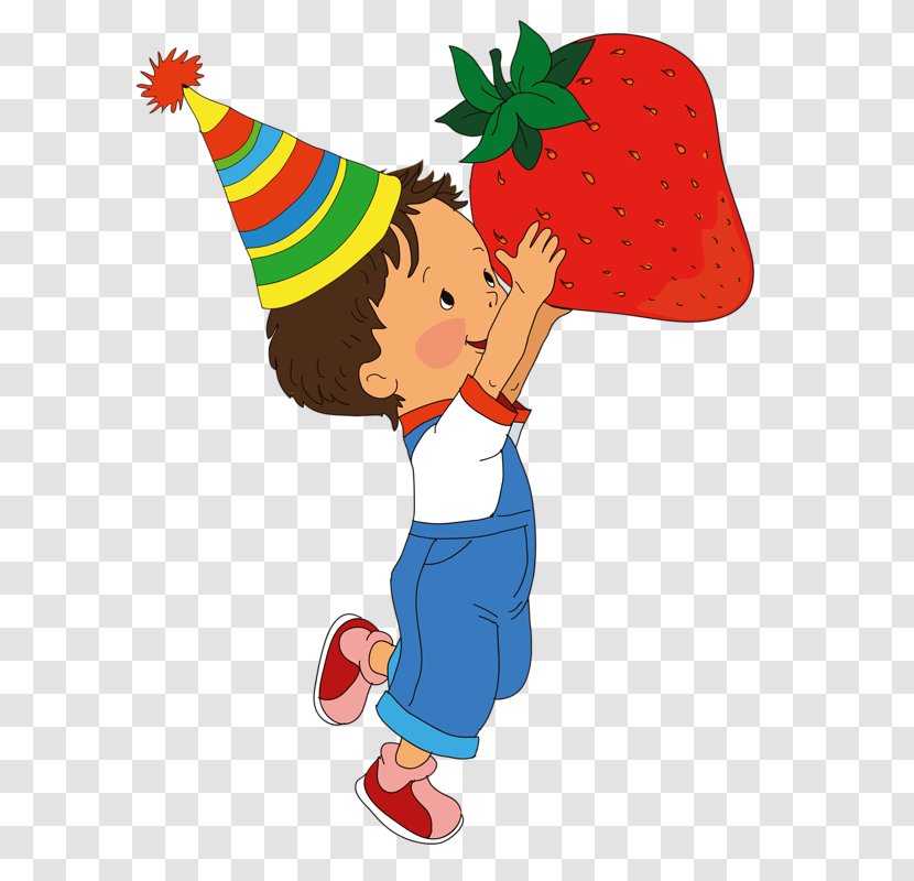 Child Picture Book Illustration - Play - Children And Strawberries Transparent PNG