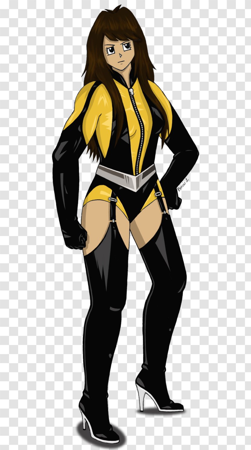 Silk Spectre Laurie Jupiter Watchmen Superhero Nite Owl - Brown Hair Transparent PNG