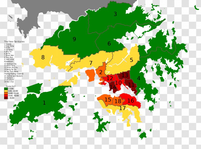 Central Daerah-daerah Di Hong Kong Vector Map - World - Global Transparent PNG