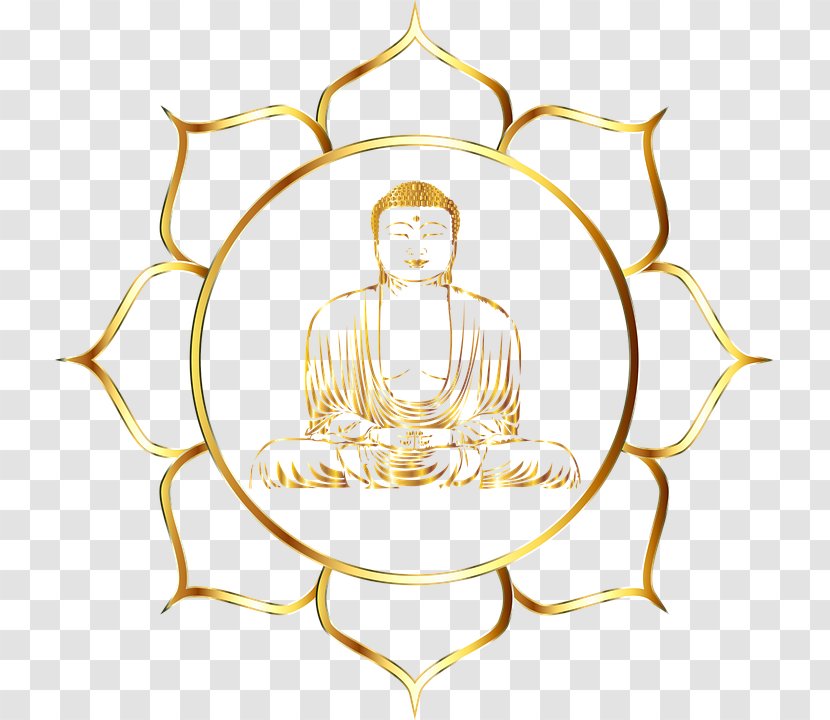 Lotus Sutra Golden Buddha Position Buddhism Buddhahood - Tibetan Transparent PNG