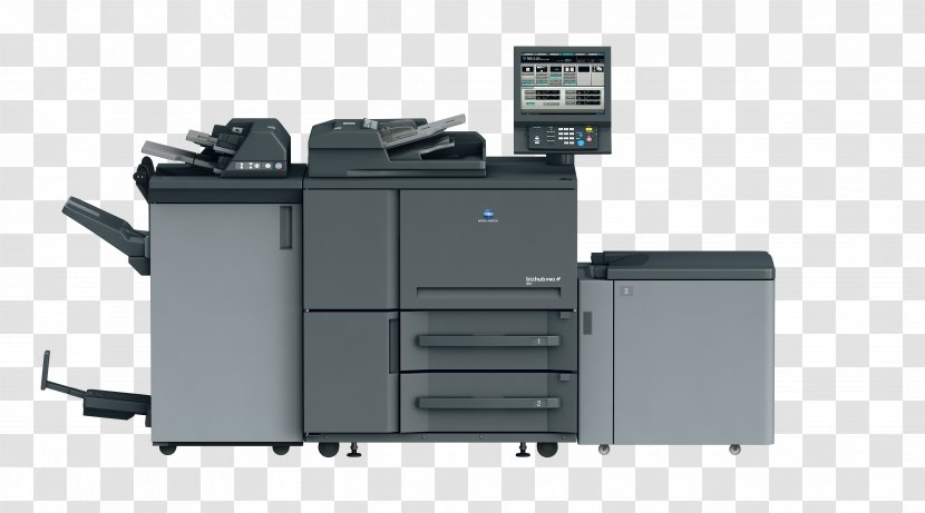 Digital Printing Konica Minolta Press Photocopier - Printer Transparent PNG