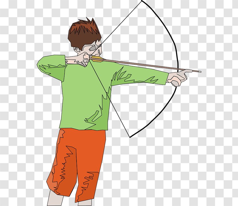Bow And Arrow Archery Hunting - Target Transparent PNG