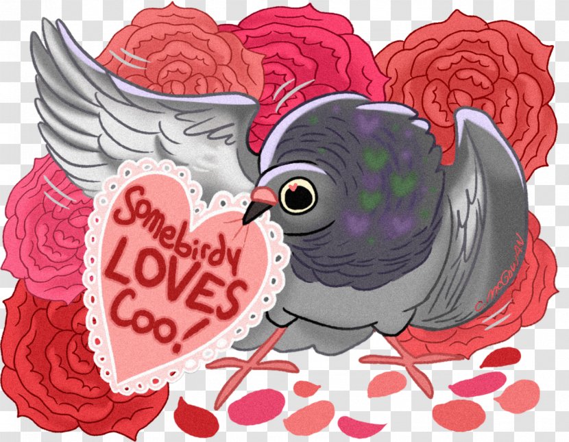 Drawing Cartoon - Pigeon Transparent PNG