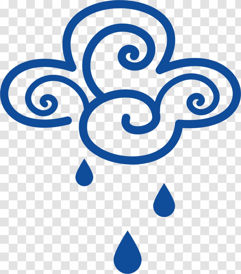 Wind Euclidean Vector Rain Icon - Curly Clouds Transparent PNG