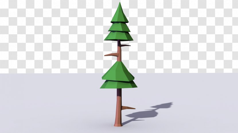 Christmas Tree Pine Wood Low Poly Transparent PNG