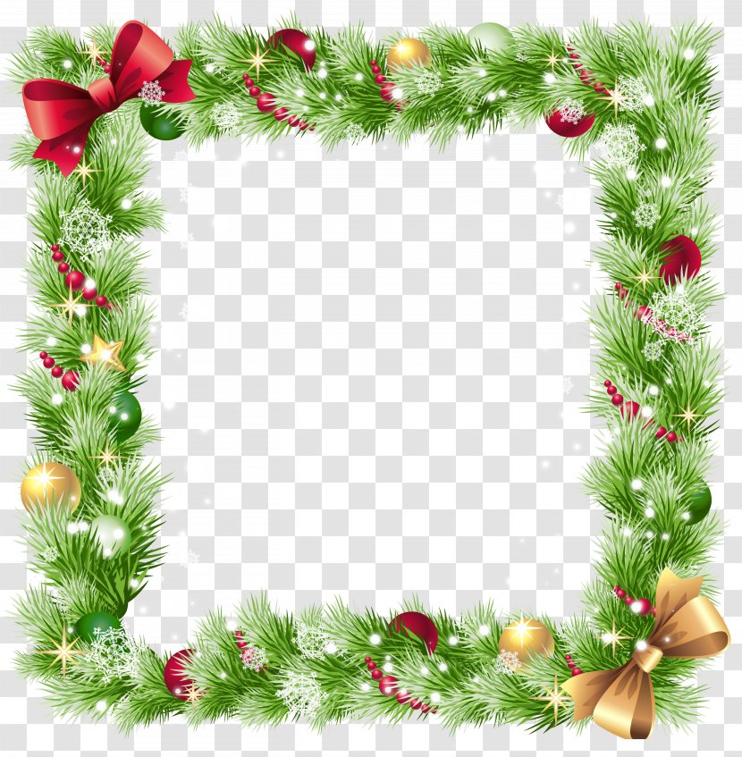 Borders And Frames Christmas Ornament Clip Art - Decoration Transparent PNG