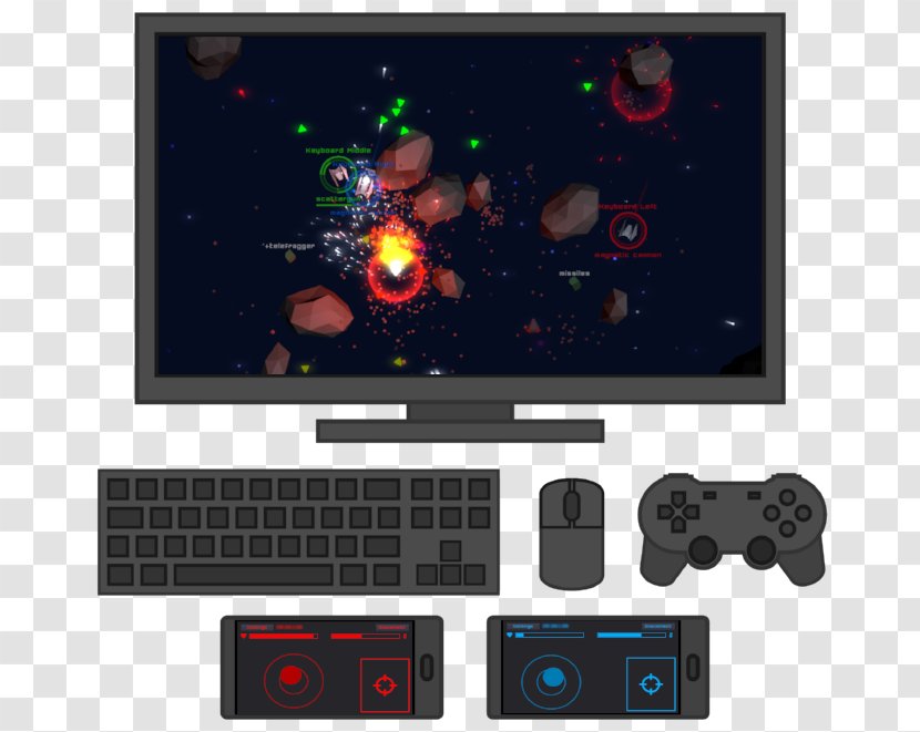 Game Controllers Video Computer Mouse Indie Keyboard - Personal Transparent PNG