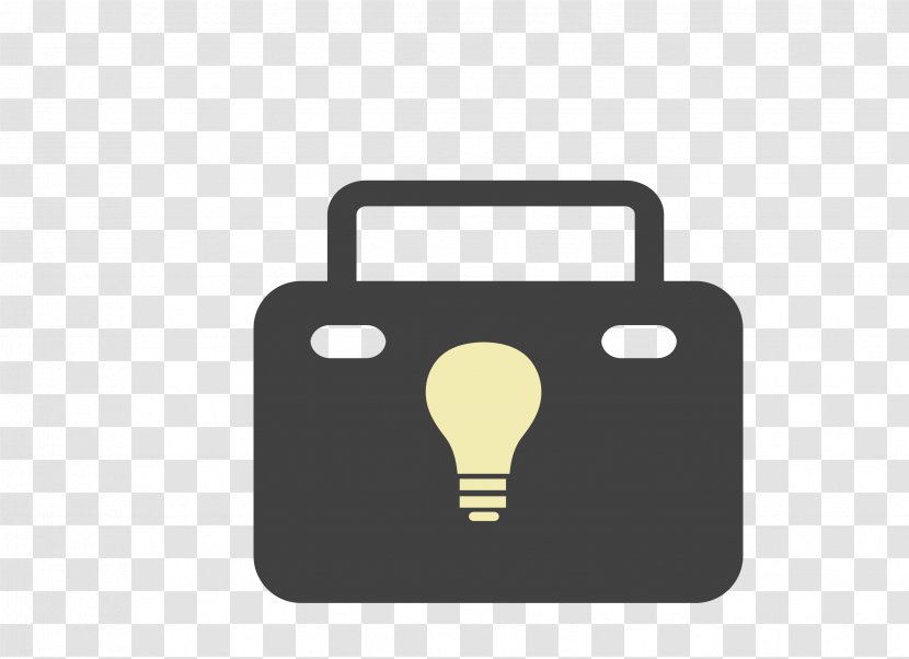 The Intelligent Investor Icon - Information - Vector Black Bulb Decoration Briefcase Transparent PNG