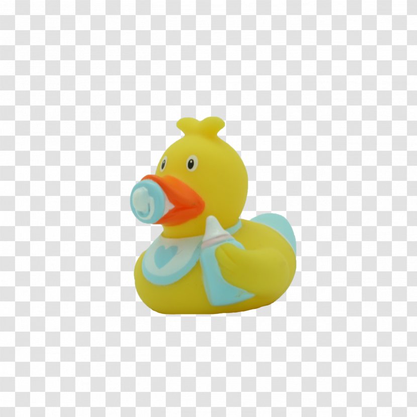 Duck Toy - Yellow - Rubber Transparent PNG