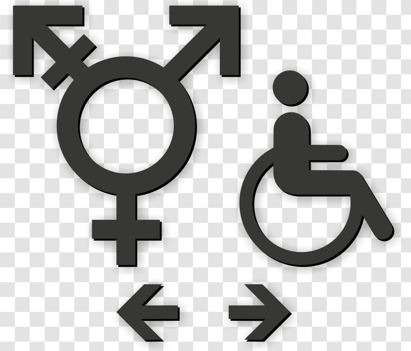 Gender Symbol Sign Unisex Public Toilet Neutrality Transparent PNG