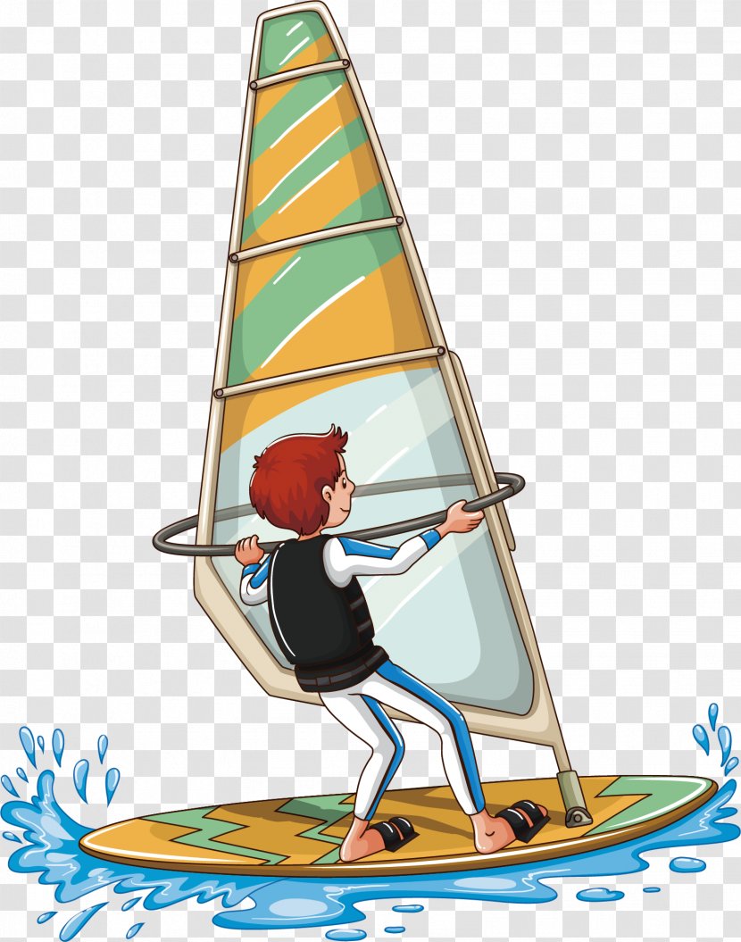 Sport Drawing Royalty-free Clip Art - Sea Surfing Transparent PNG