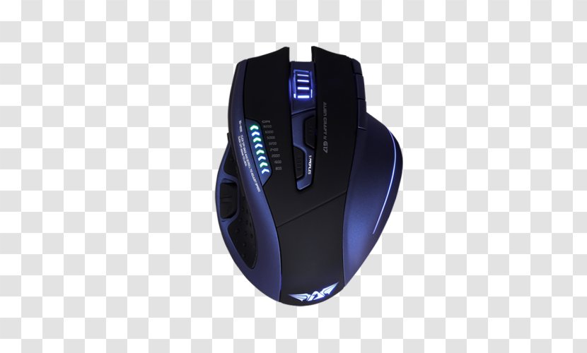 Computer Mouse Alien Keyboard Logitech G9x - Electric Blue Transparent PNG