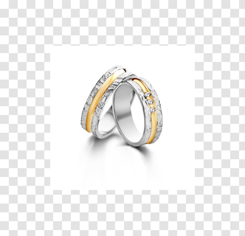 Wedding Ring Gold Silver Diamond - Industrial Design Transparent PNG