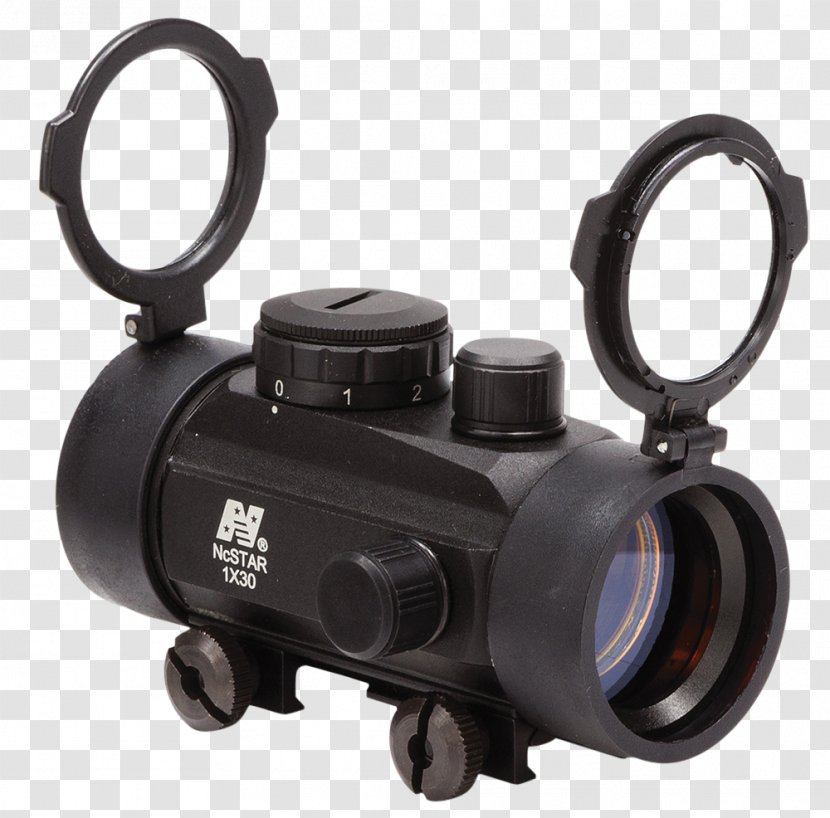 Red Dot Sight Reflector Picatinny Rail Firearm - Lens Transparent PNG
