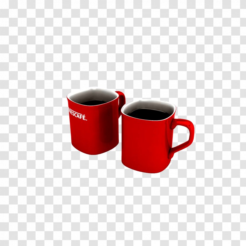 Coffee Cup Red - Designer Transparent PNG
