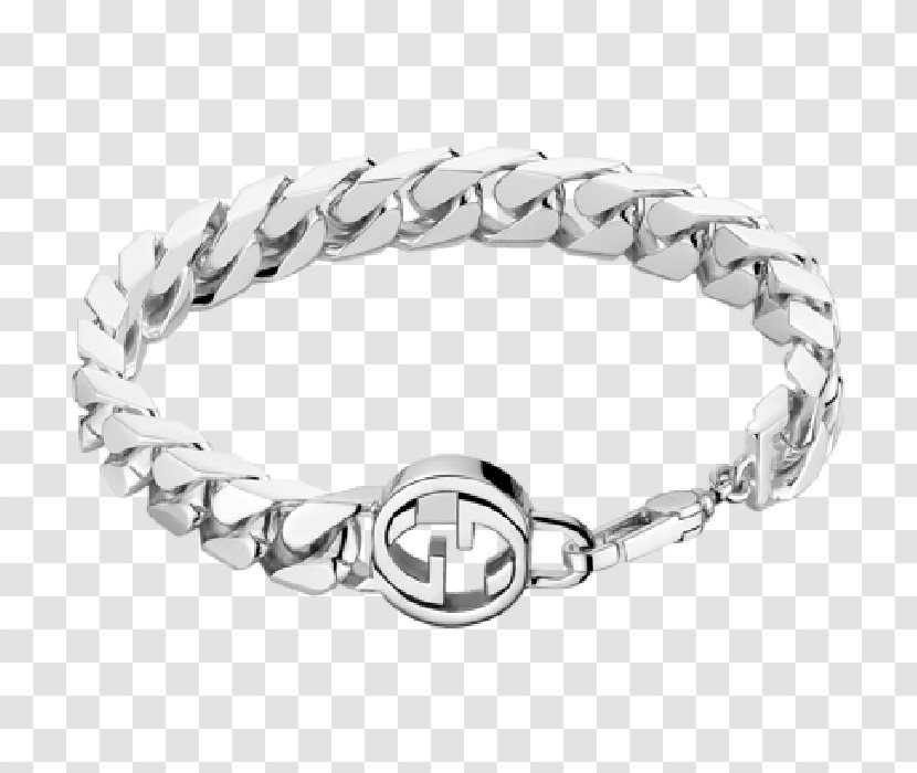 Charm Bracelet Gucci Jewellery Necklace - Platinum Transparent PNG