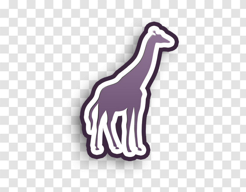 Animals Icon Giraffe Silhouette Icon Giraffe Icon Transparent PNG