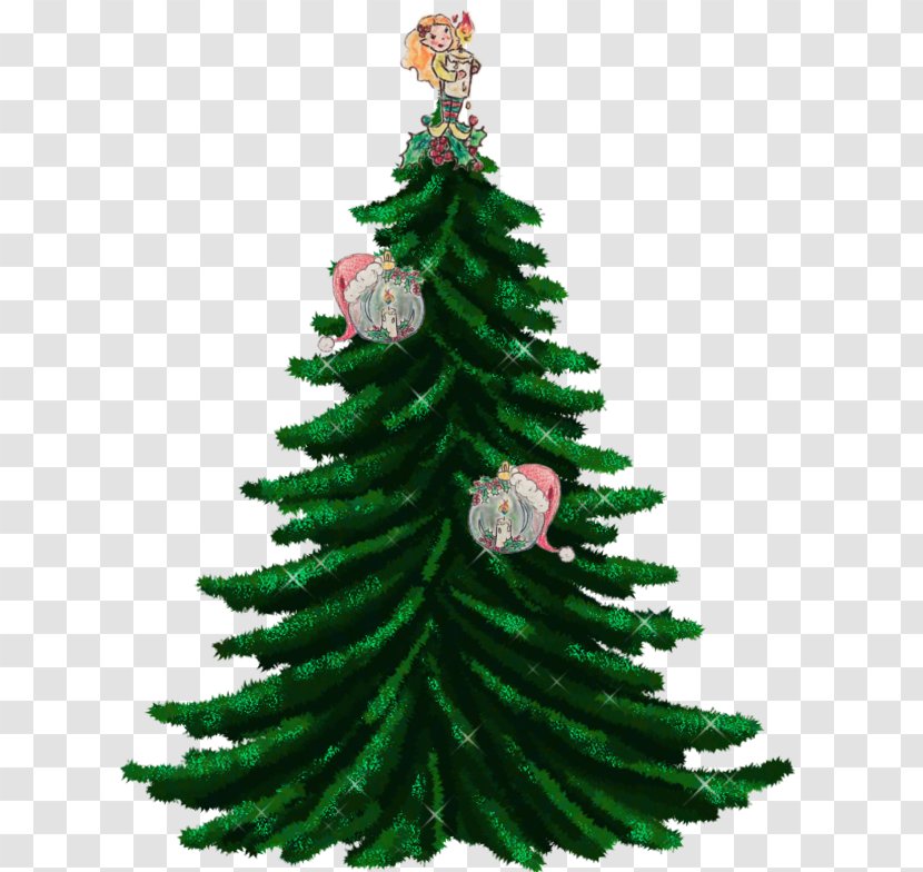 Christmas Tree Fir Garland Guirlande De Noël - Decoration - Haha Transparent PNG
