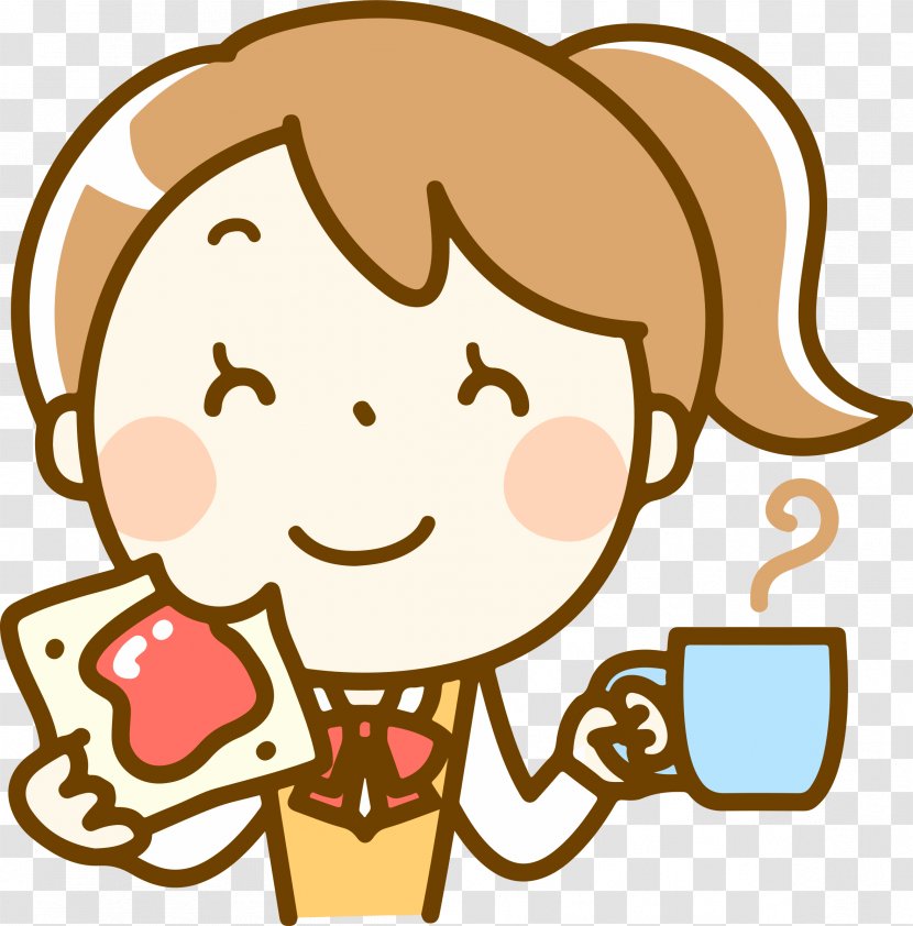 Toast Breakfast Bento Eating - Frame Transparent PNG