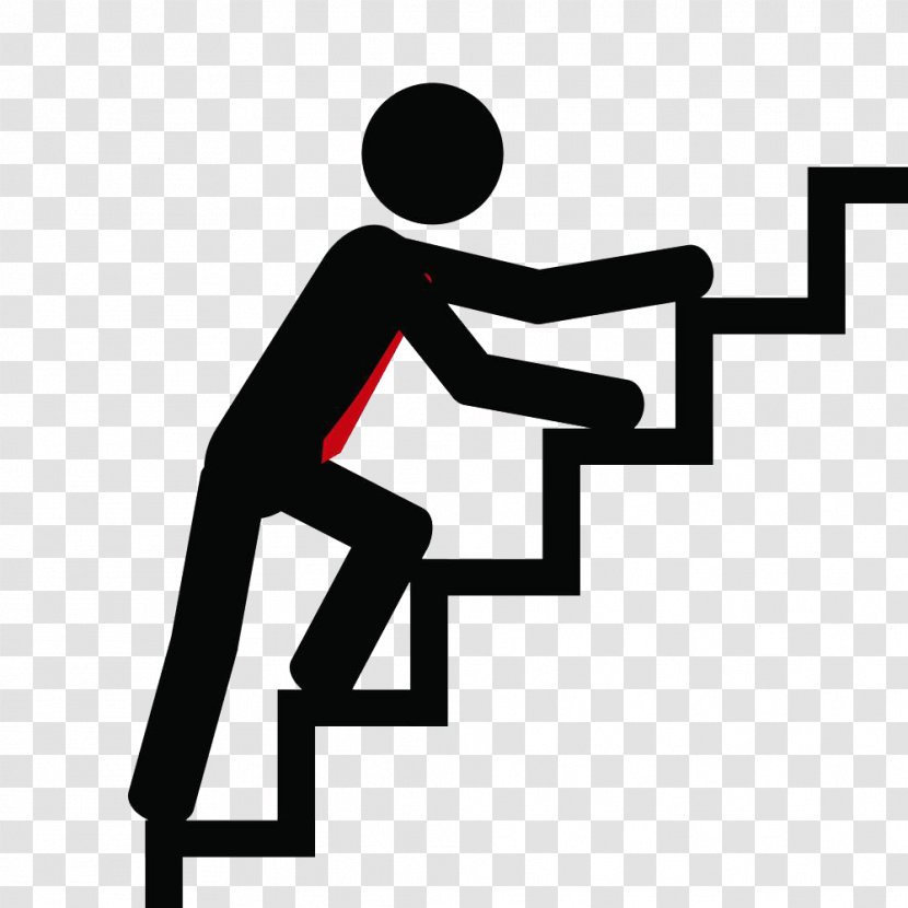 Stairs Stair Climbing Clip Art - Joint - The Man Transparent PNG