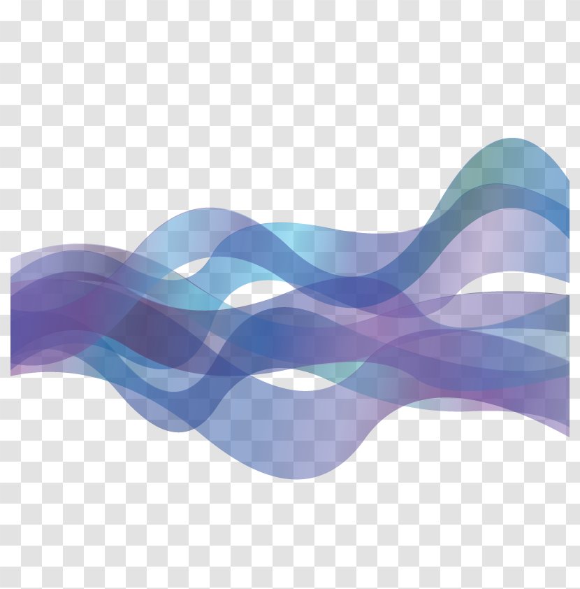 Wave Purple Euclidean Vector Transparent PNG